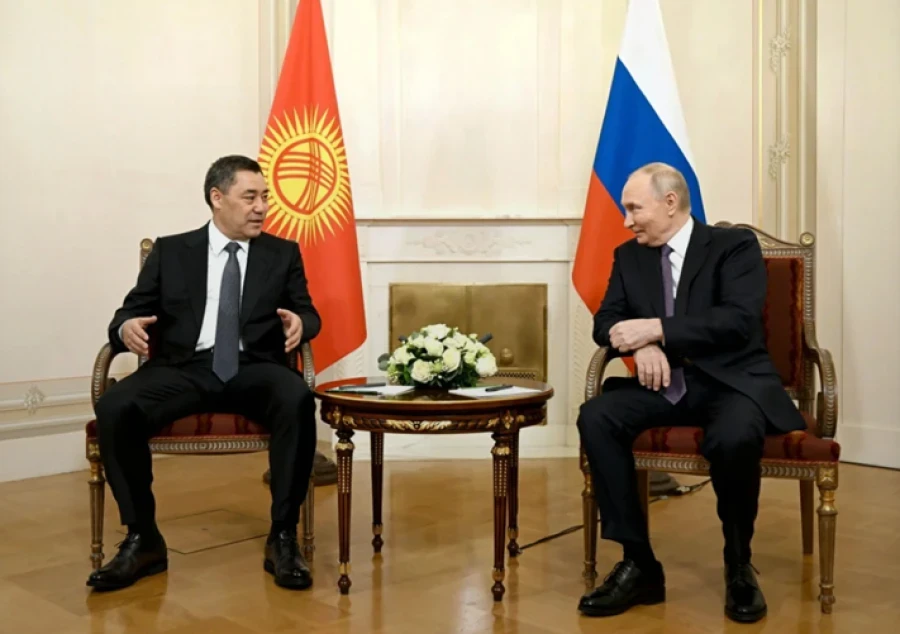 Why did Vladimir Putin thank Sadyr Japarov?