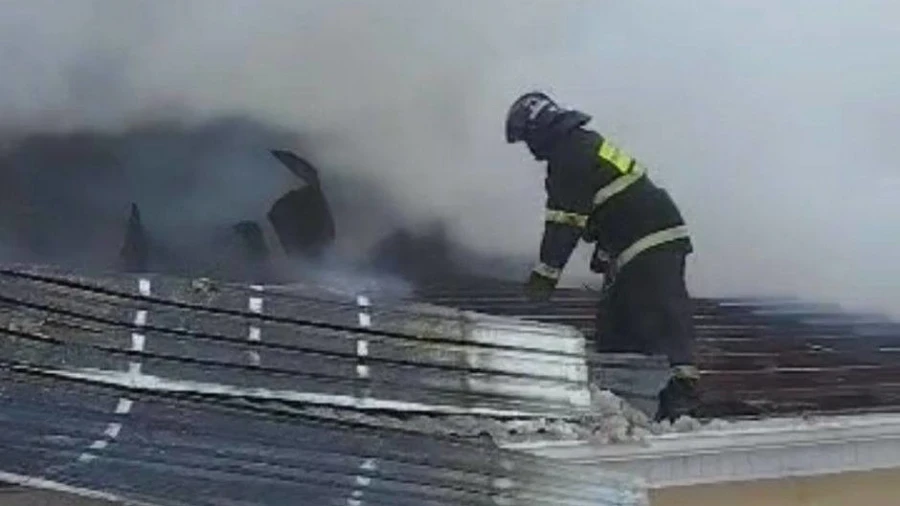 A kindergarten caught fire in the Sokuluk district