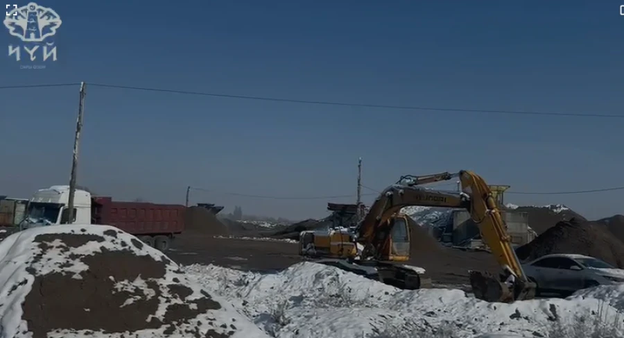 In the Sokuluk District, companies extracting sand and gravel mix are complaining