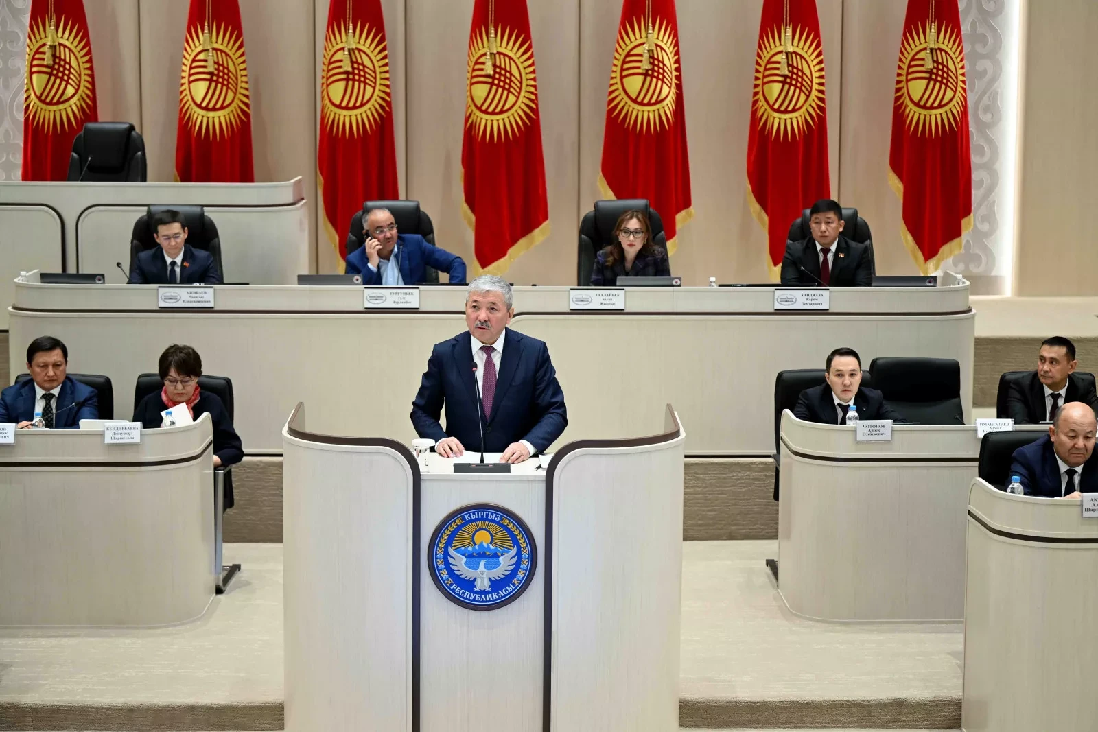 The Head of the Cabinet of Ministers of Kyrgyzstan Informed Deputies About Achievements in the Social Sphere