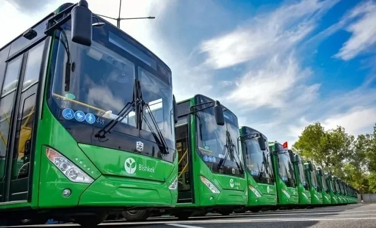 105 New Buses Delivered to Bishkek: Fleet Grows to 1,628 Units