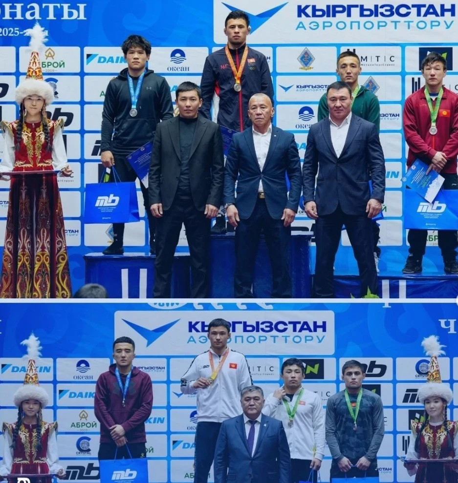 The championship of Kyrgyzstan in freestyle wrestling has concluded