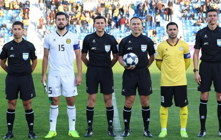 Judges from Kyrgyzstan officiated at the Second AFC Champions Cup match