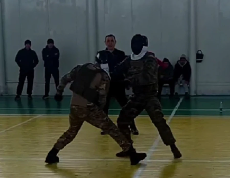A tournament between special forces on applied knife fighting took place in Kyrgyzstan