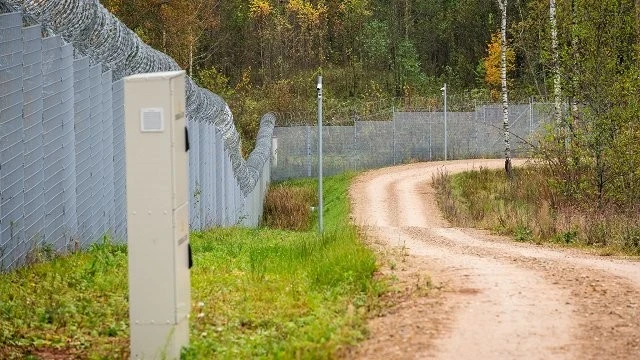 Latvia has completed the 280-kilometer fence on the border with Russia