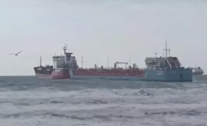 Two Oil Tankers Collide Off the Coast of Istanbul