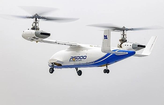 Дүйнөдөгү биринчи 6 тонна салмактагы конвертоплан Кытайда учуп чыкты