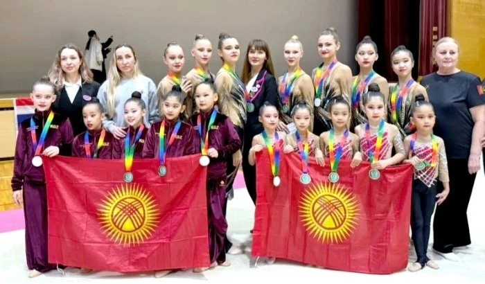 Kyrgyz gymnasts won gold at the Shoin Cup tournament in Japan