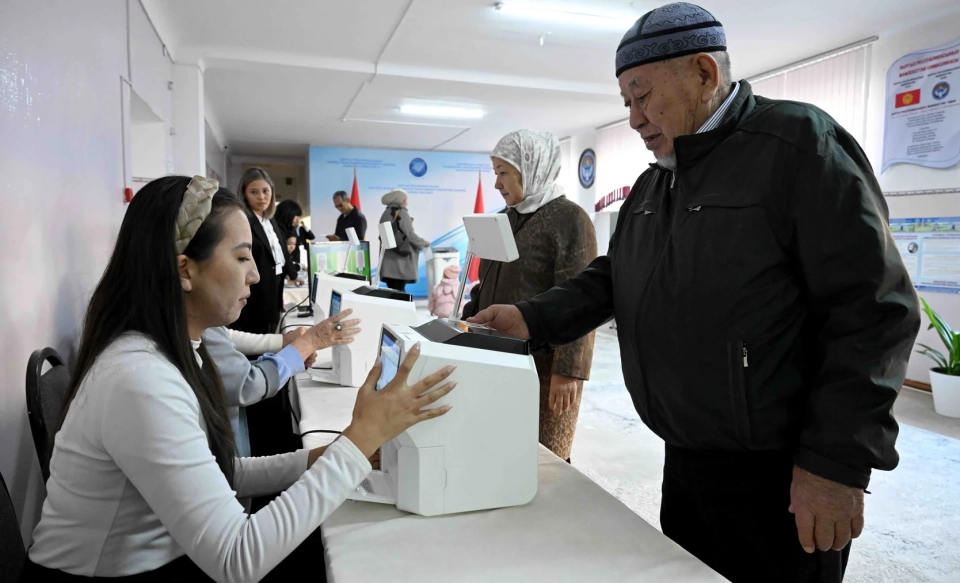 Results of the voting in district No. 26: Mederbek Sakkaraev leads