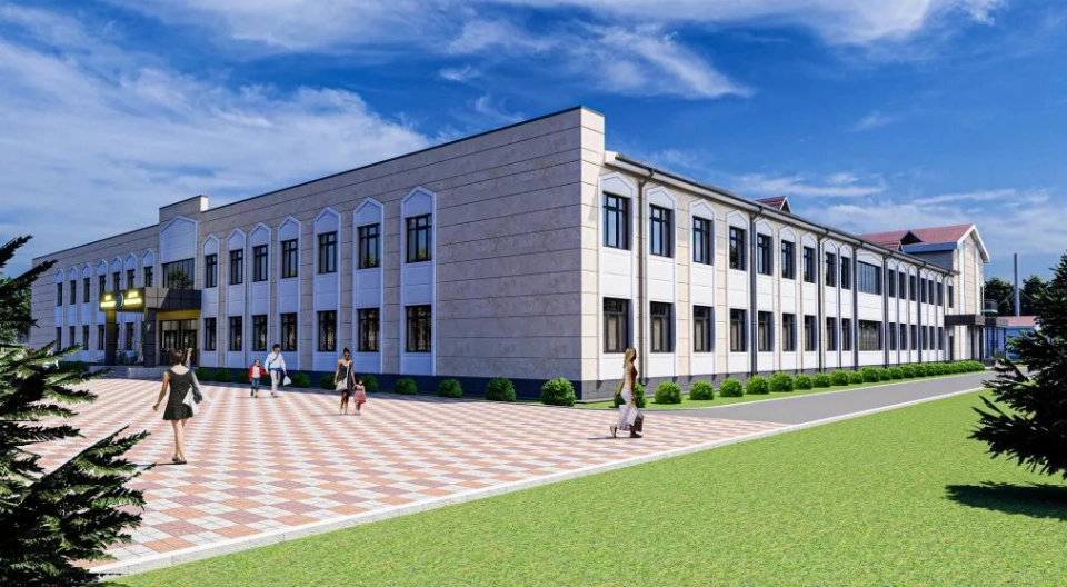 A new school worth 261 million soms is being built in Uzgen