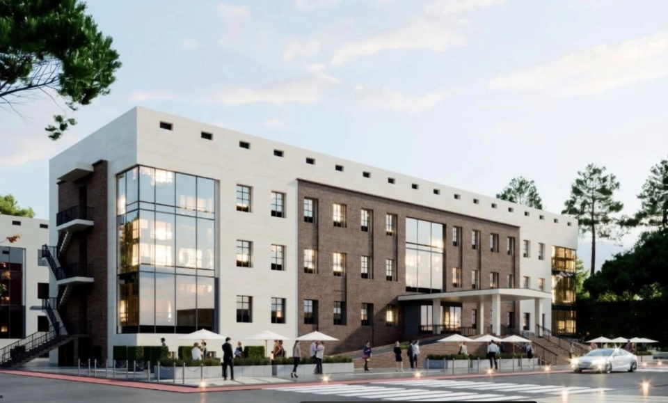 At the request of Kamchybek Tashiev, a new building is being constructed at the Toktogul District Hospital