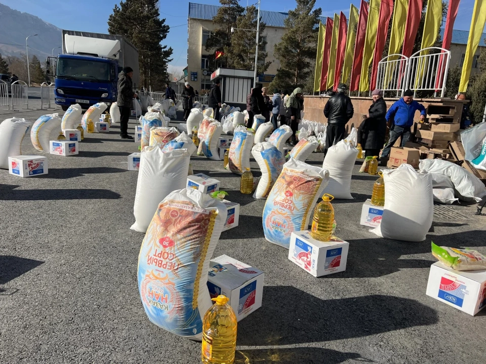 In Naryn, citizens with disabilities received food assistance