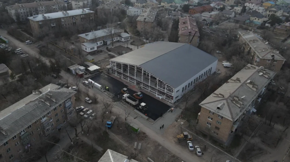A multifunctional sports complex is being built in Bishkek