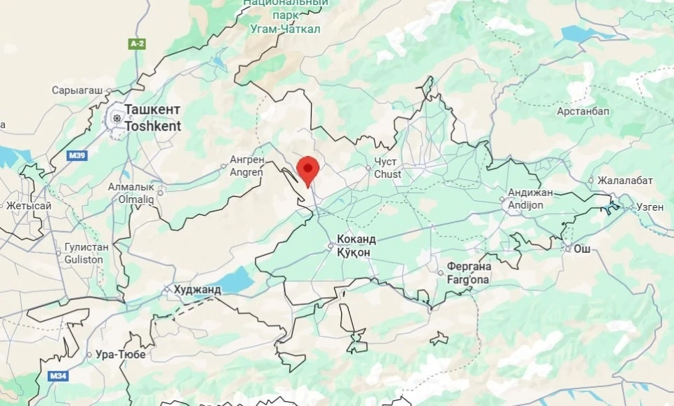 В Узбекистане ночью произошло землетрясение магнитудой 4,7. Толчки ощущались на юге Казахстана