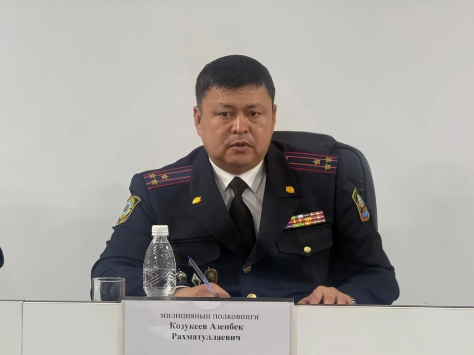 Жаңы ГУОБДД башчысы кызматкерлерин өз аймактарында ЖПТнын өсүшү үчүн сындады