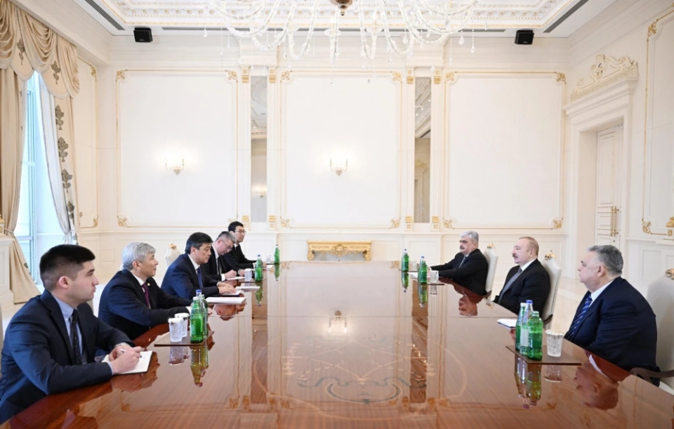 Bakyt Torobaev met with Ilham Aliyev in Baku