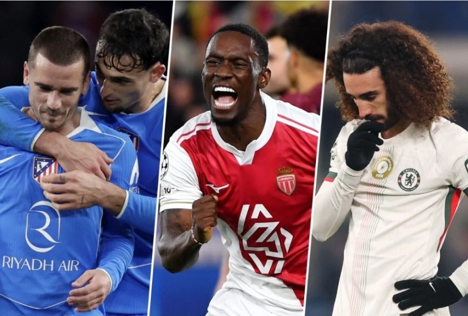 Champions League: "Barcelona," "Atletico," "Bayern," and Golovin's Goal