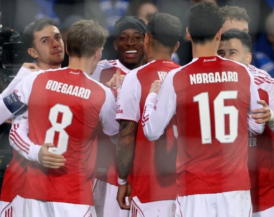 "Arsenal crushes Club Brugge, Benfica defeats Napoli"