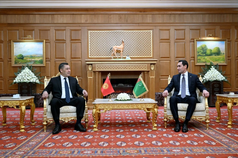 A meeting of the presidents of Kyrgyzstan and Turkmenistan took place in Ashgabat