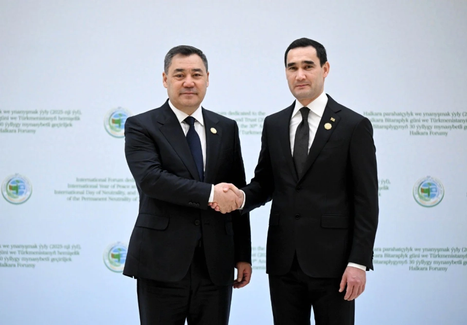 Sadyr Japarov participates in the forum in Ashgabat