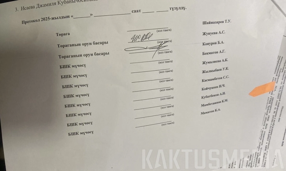 A representative of Abakirov announced an attempt to legalize the illegal decision of the Central Election Commission in court.