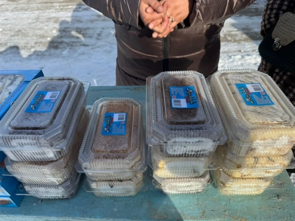 In the Ak-Talinsky District, yak meat is priced at 550 soms at the fair.