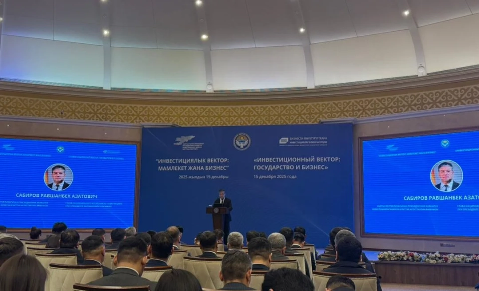 Sabirov: The year 2025 has become an important milestone in the establishment of a new investment architecture in Kyrgyzstan