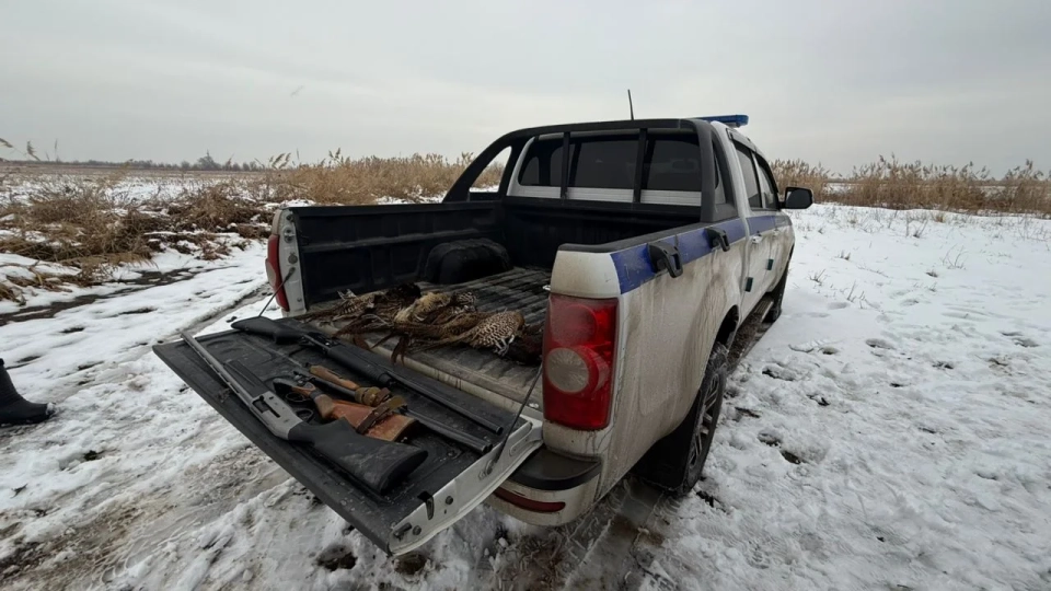 В Чуйской области задержали браконьеров и оштрафовали на 250 тысяч сомов