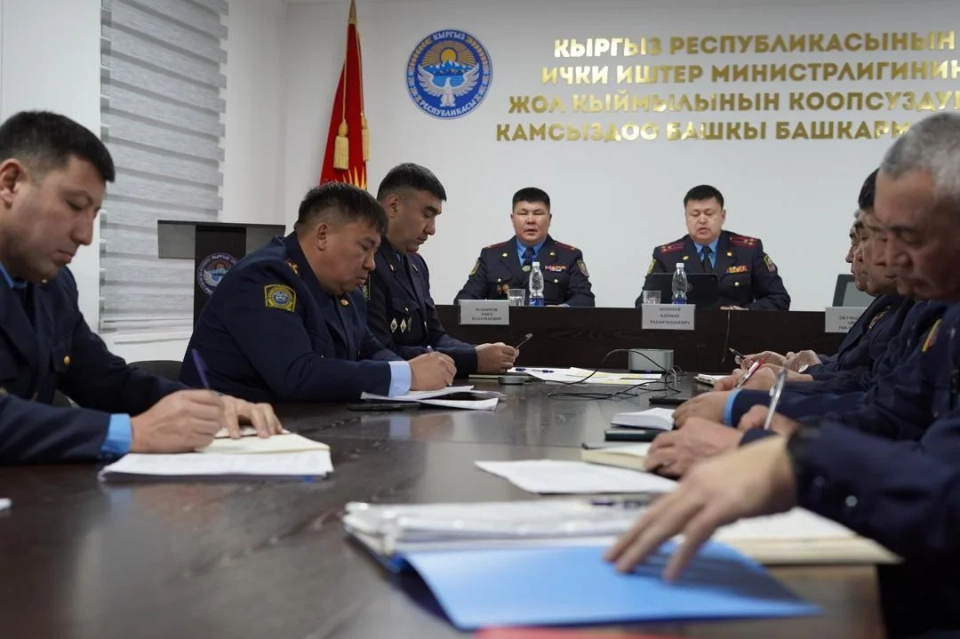 The main causes of accidents were announced in the Traffic Police of the KR.