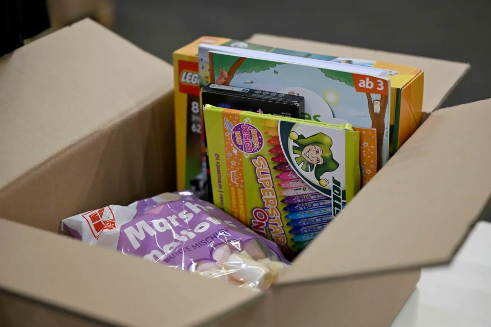 Подарки из Берлина успешно дошли до своих маленьких адресатов