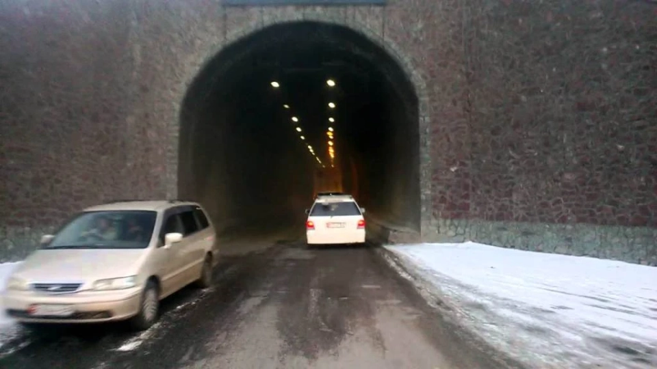 Due to the snowfall, restrictions have been imposed on heavy trucks in the mountain passes of Kyrgyzstan.