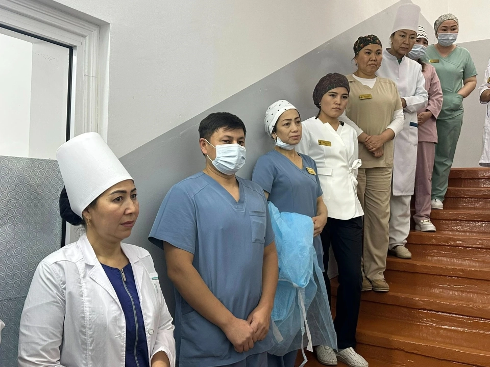 In Kyzyl-Kiya, twins were born: the president's representative visited the renovated maternity hospital