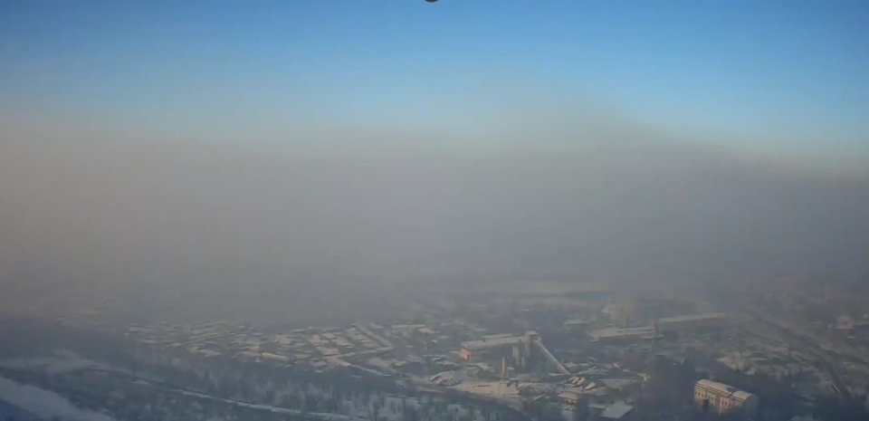 Bishkek ranks among the top three most polluted cities in the world for air quality