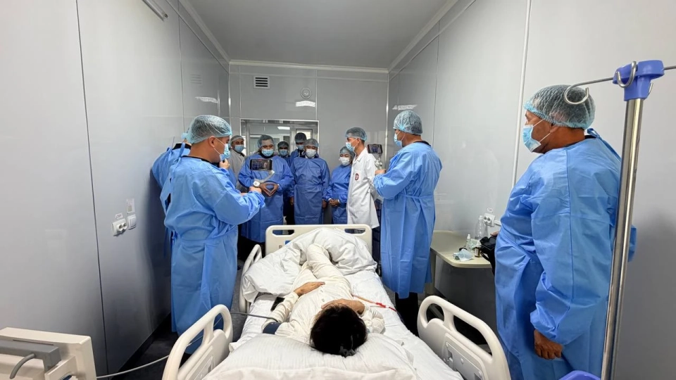 The first liver transplant was performed by doctors in southern Kyrgyzstan