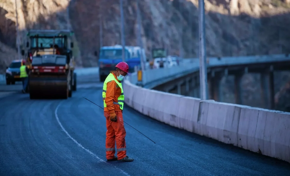 In Kyrgyzstan, 1545 km of roads have been paved since the beginning of the year