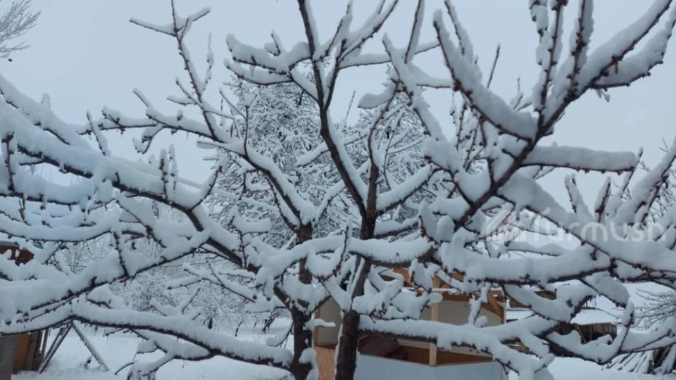 Циклон Казакстандын чоң аймагына кар алып келет