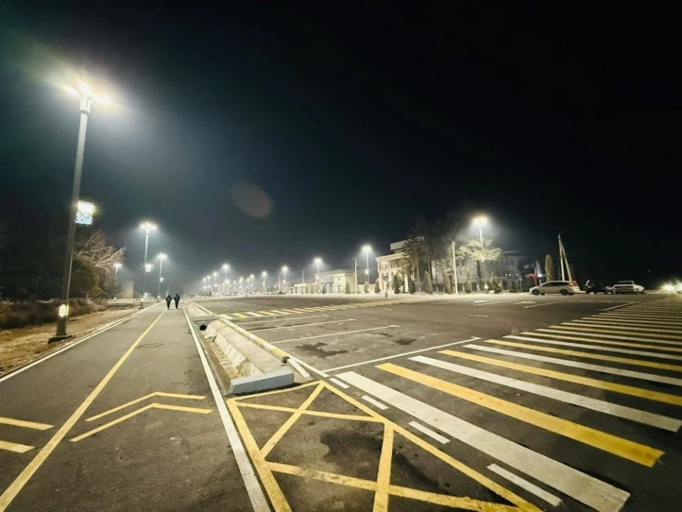 "Altyn Alliance" helped update the lighting of the main square in Talas