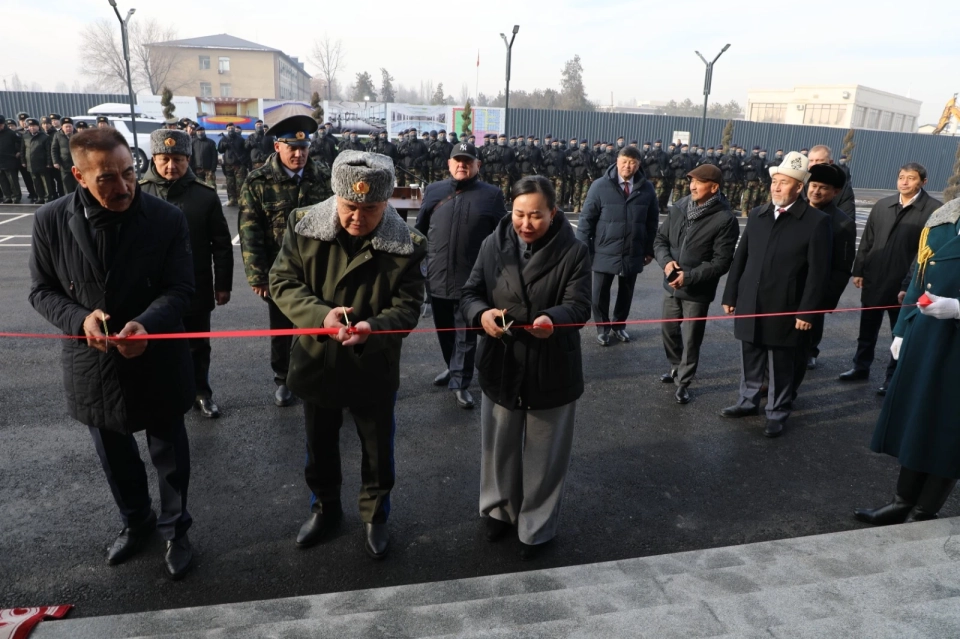 Новое здание спецназа «Альфа» ГКНБ открыли в Бишкеке