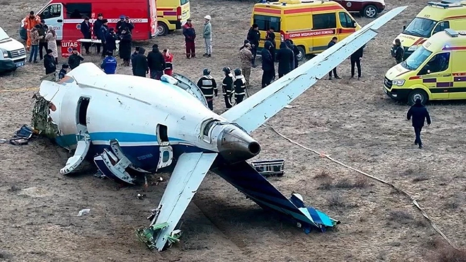 Kazakhstan's Ministry of Transport on the plane crash near Aktau: The AZAL aircraft was damaged by elements of a warhead, their affiliation has not been established