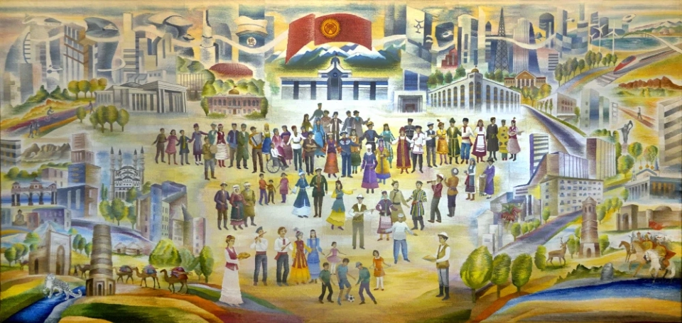 At the National Historical Museum, a monumental tapestry "Ulut Demi - Unguzhol" was presented