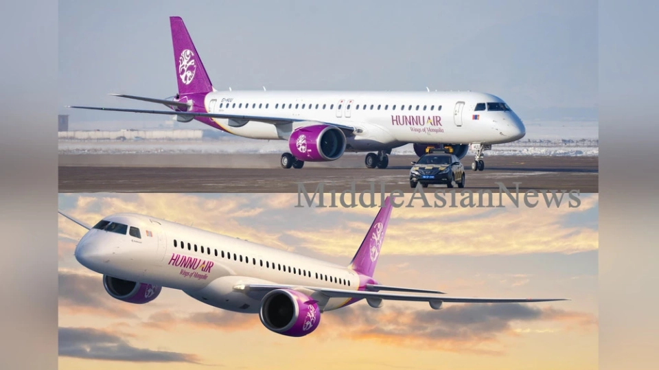Hunnu Air Acquires New 4th Generation E195-E2 Aircraft