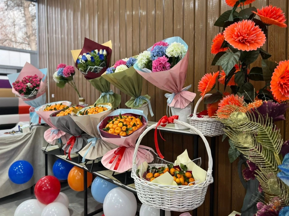 A Modern Flower Market Opened in the City of Osh