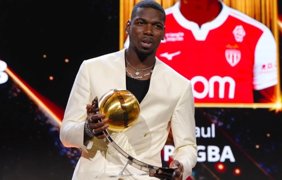 Pogba won the "Comeback of the Year" award at the Globe Soccer Awards