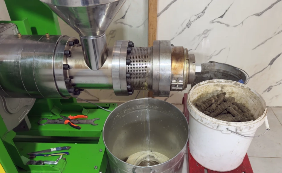 In the Ak-Tal District, equipment has been upgraded to increase the production of safflower oil