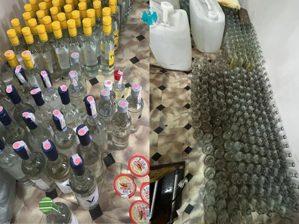 The FSB uncovered an underground workshop for the production of counterfeit vodka