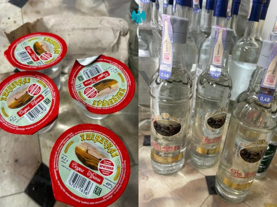 Tax officials uncovered an underground workshop for the production of counterfeit vodka in the Bishkek residential area "Archa-Beshik"
