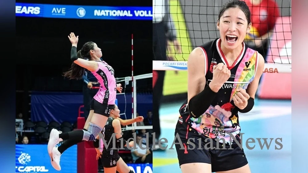 After appearing on the entertainment show "Miracle Coach," the Mongolian woman heads to deliver a crushing blow in Korea's V League.