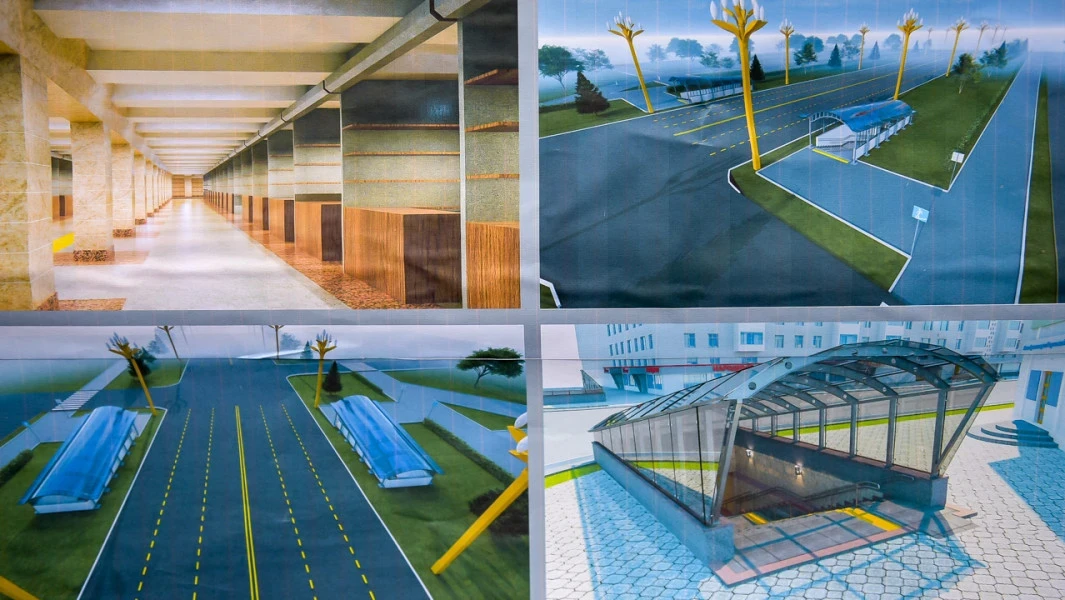 Underground crossings have begun construction on Chingiz Aitmatov Avenue in Bishkek
