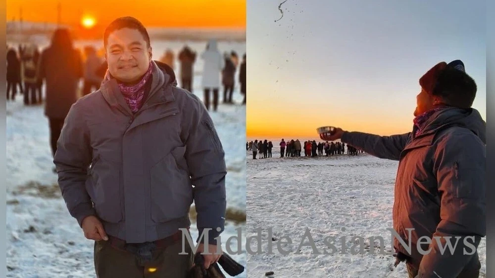 The U.S. Ambassador in Ulaanbaatar Performed the Mongolian Ritual of Worshiping the New Year's Morning Sun