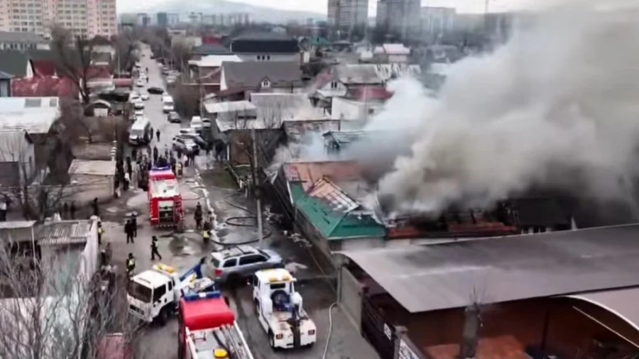 Бишкекте чыккан өрттөн 79 жаштагы аял каза болду